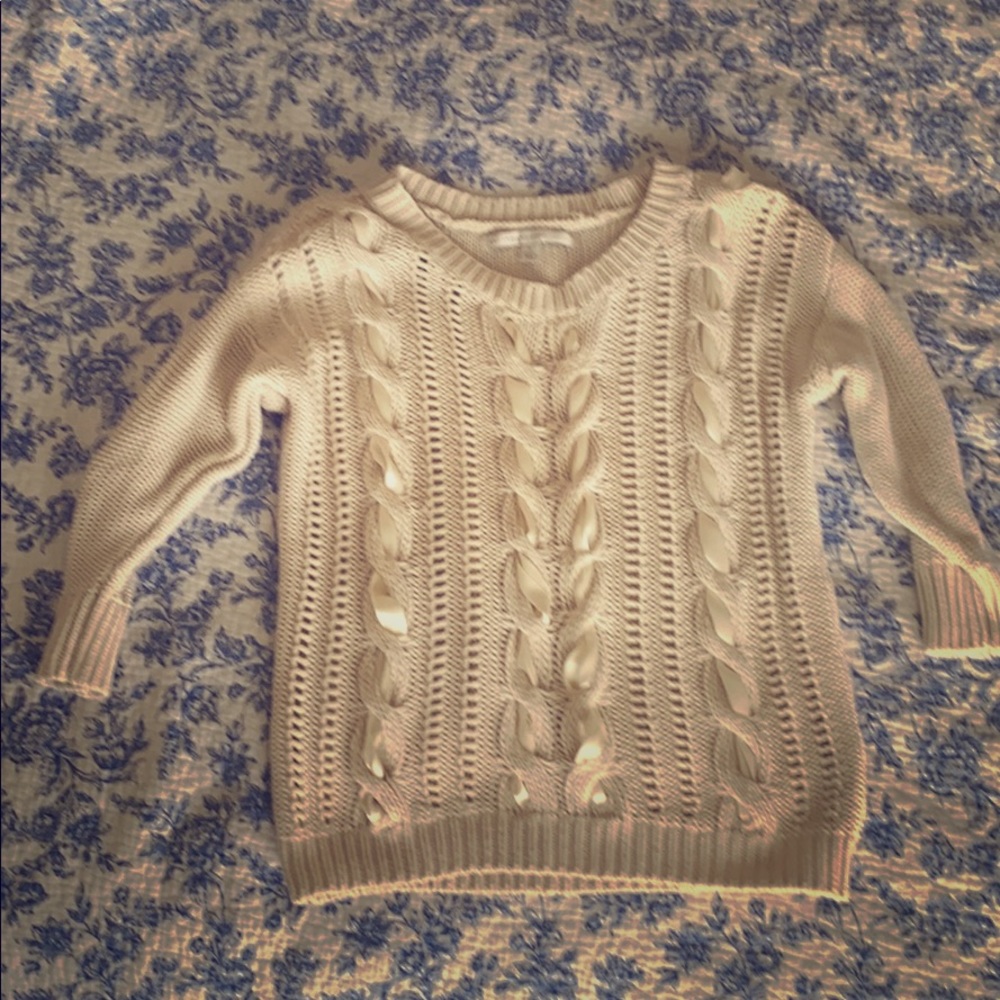 LC Lauren Conrad Quarter Sleeve Sweater